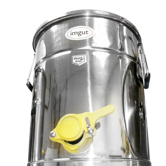 Abfüllkübel 35 kg aus Edelstahl